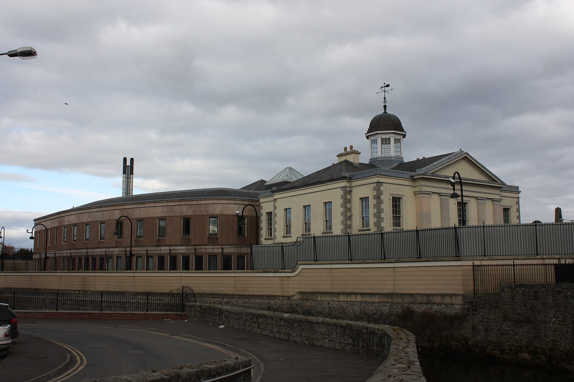 Newry Courthouse viewed from Basin Walk