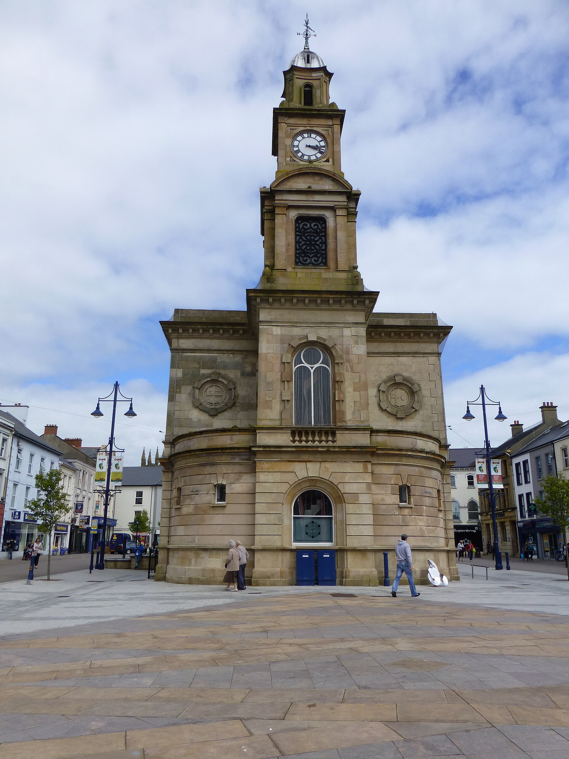 Coleraine Town Hall in the town centre