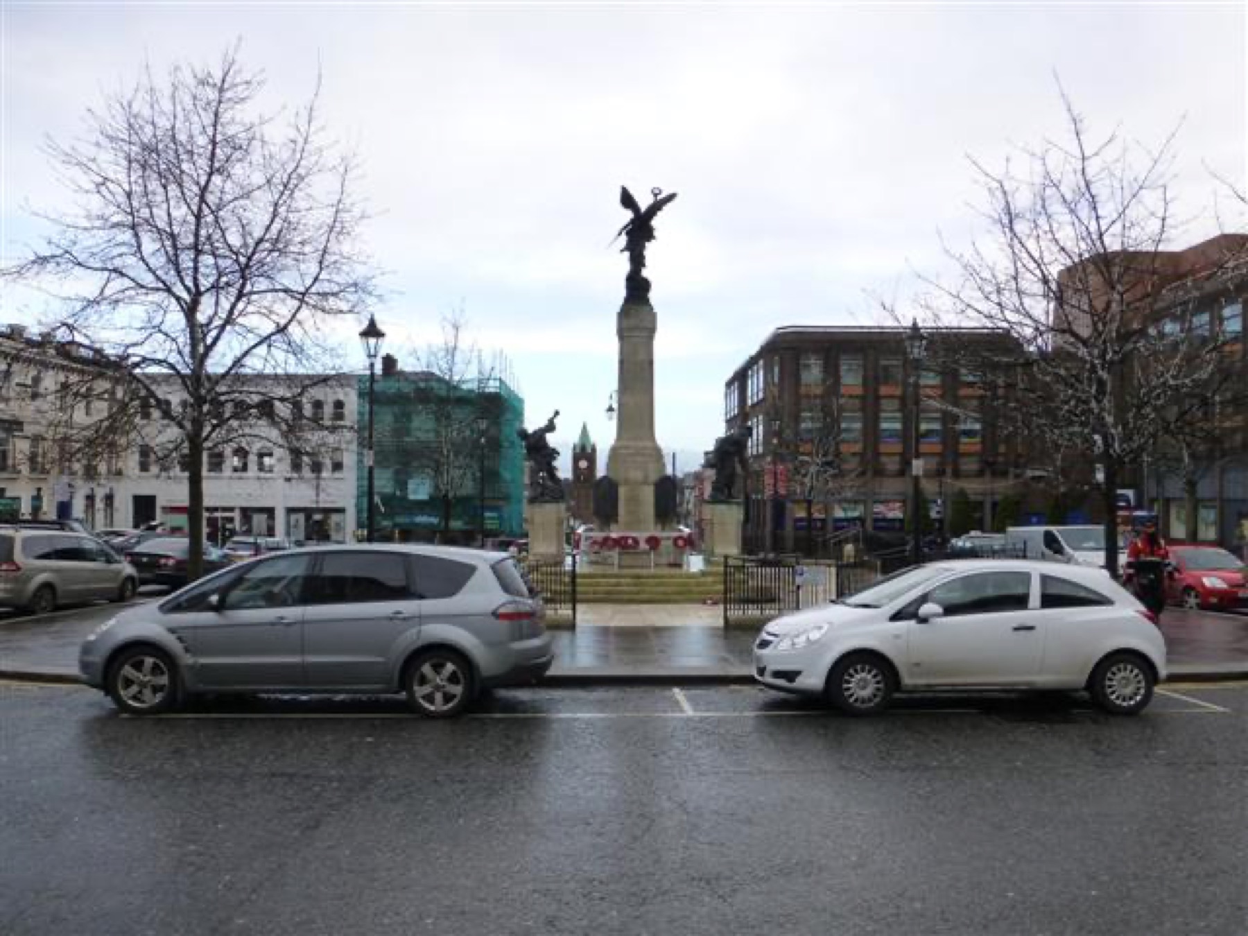 The Diamond War Memorial in Derry city centre