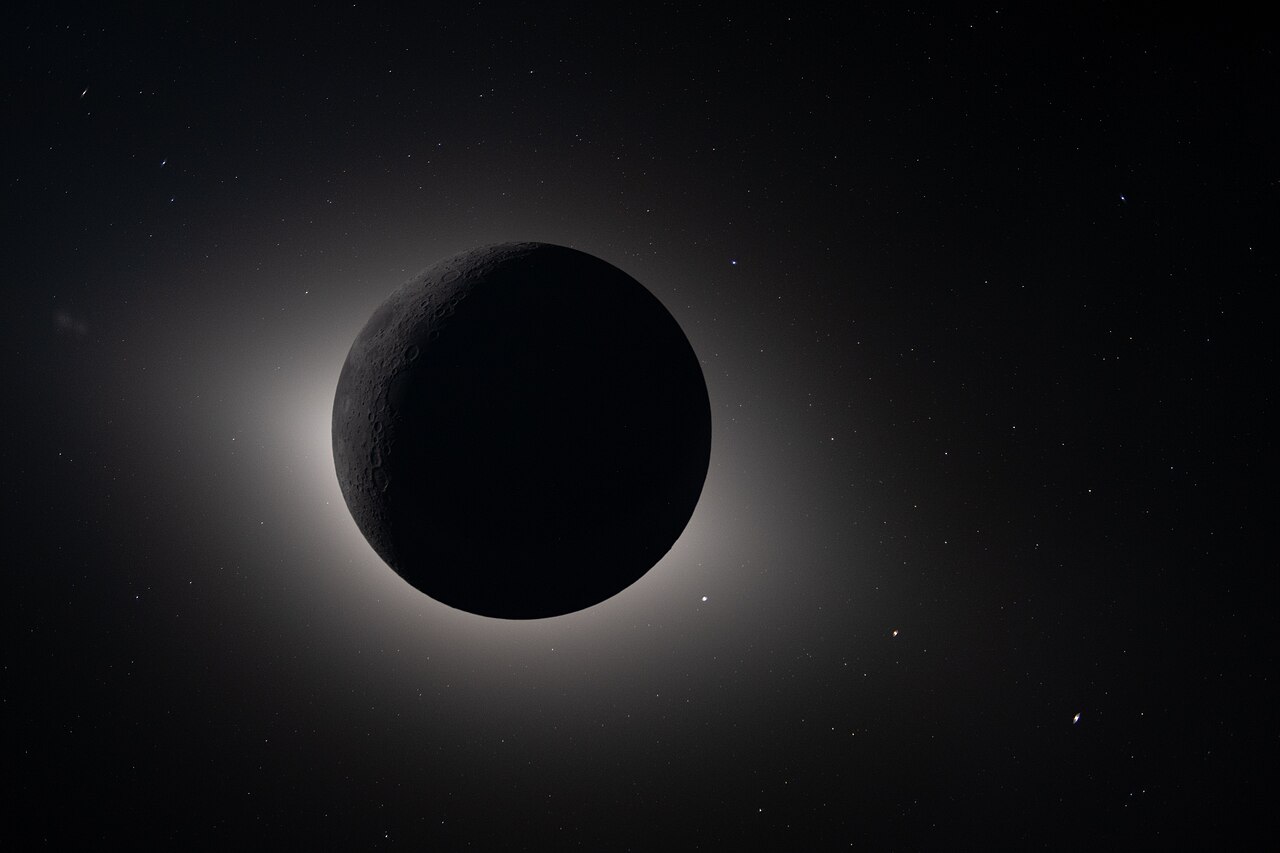 A solar eclipse photographed from NASA's Artemis II spacecraft in April 2026