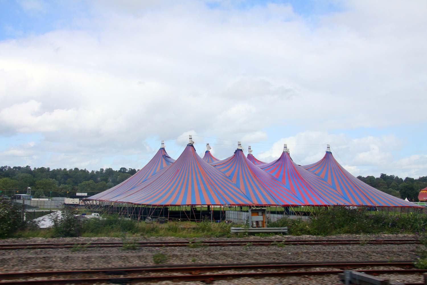 A marquee at the Reading Festival, near to Caversham, Reading, Great Britain.
