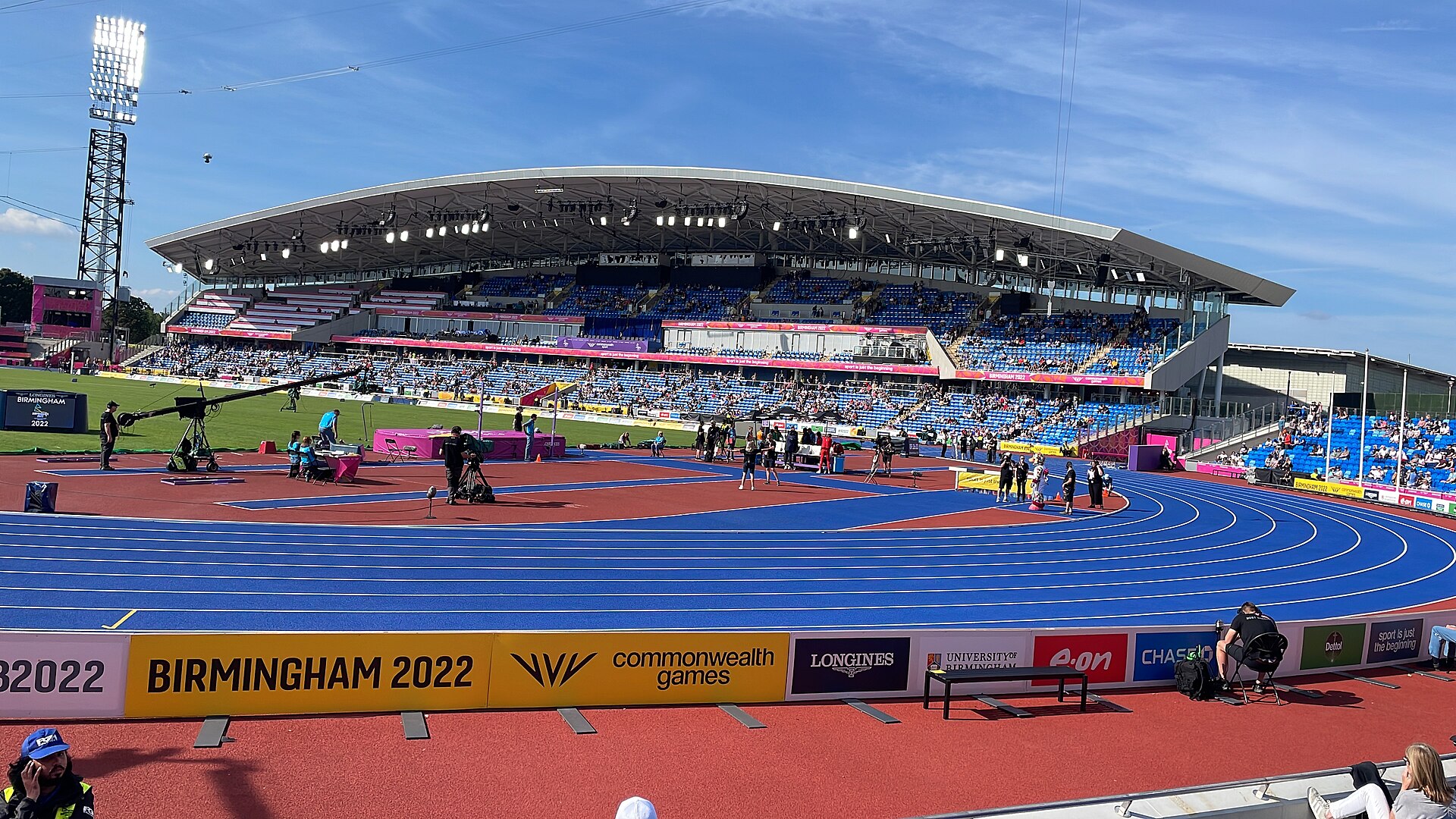Alexander Stadium in Birmingham during the 2022 Commonwealth Games
