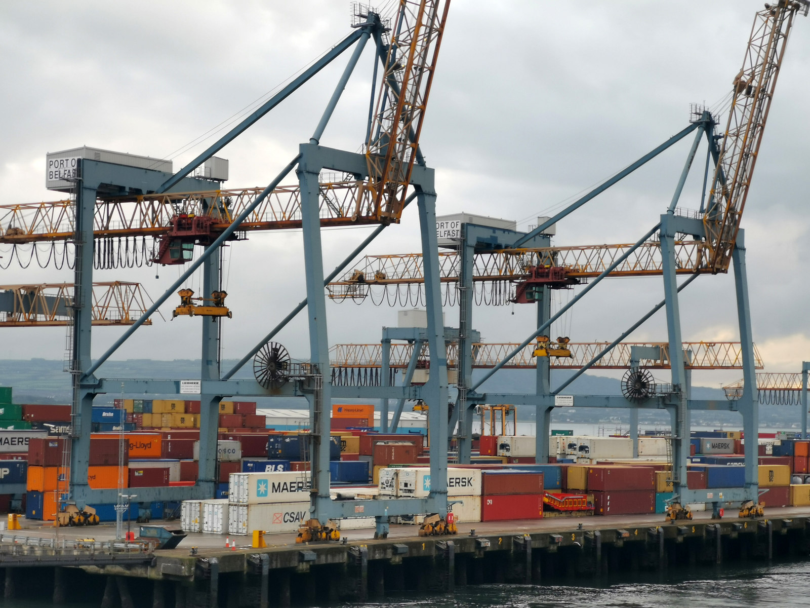 Cranes at Belfast Container Terminal (Victoria Terminal 3), Belfast Harbour