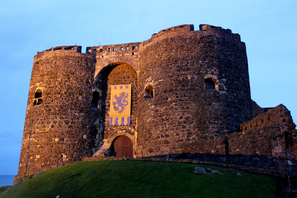 Carrickfergus Castle beside Belfast Lough