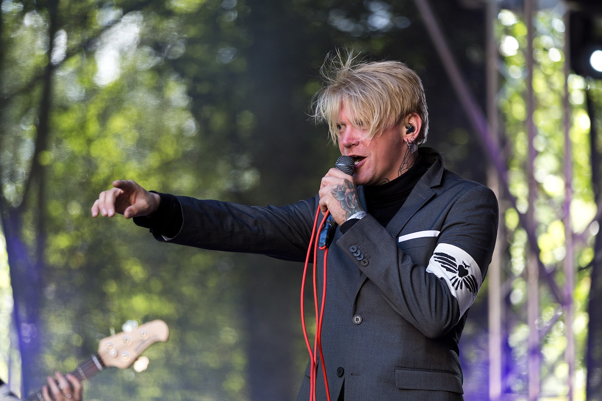 The Swedish post punk band Telemark at the Nocturnal Culture Night 10 2015 in Deutzen/Germany.