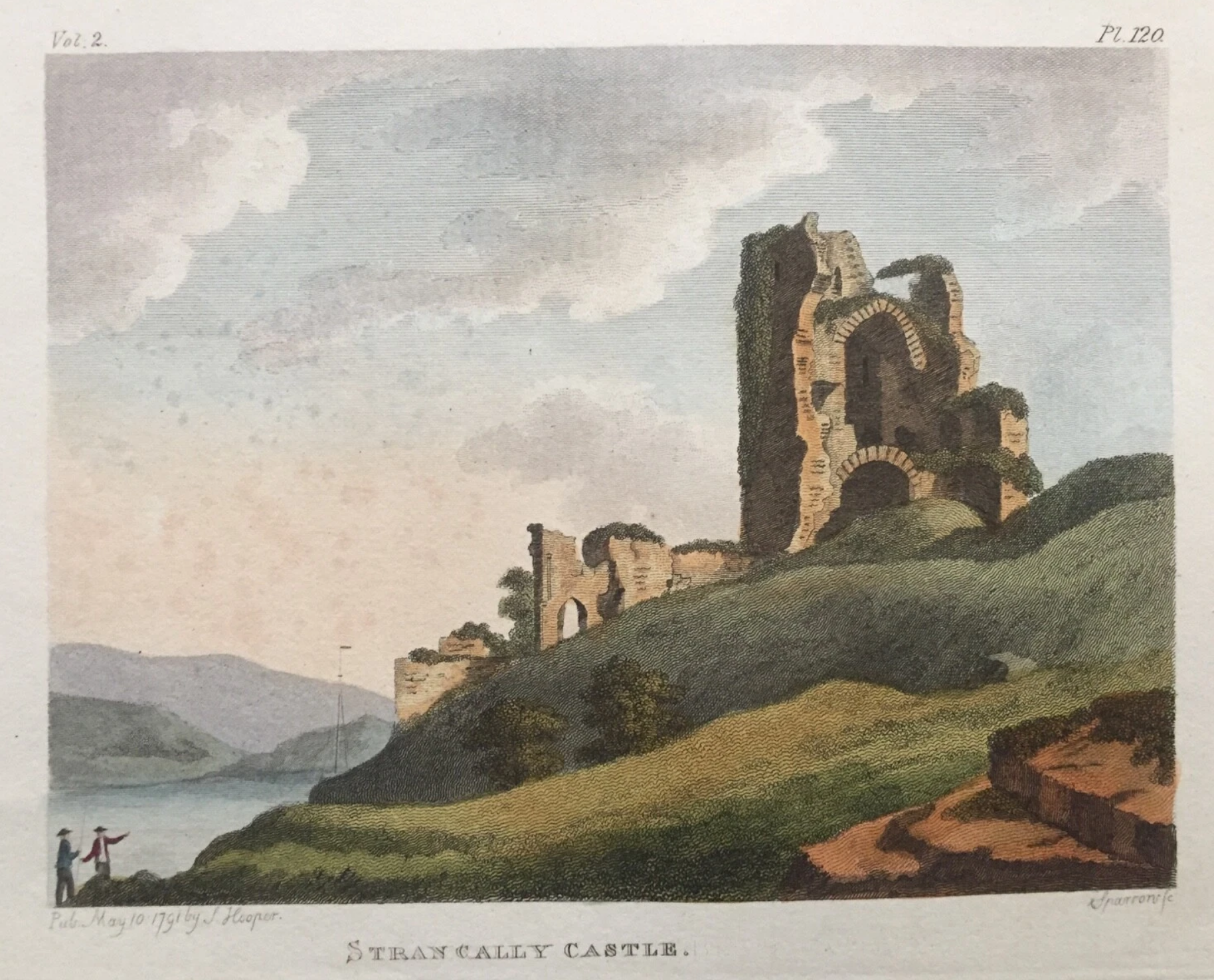 Old Strancally Castle (Plate 120)