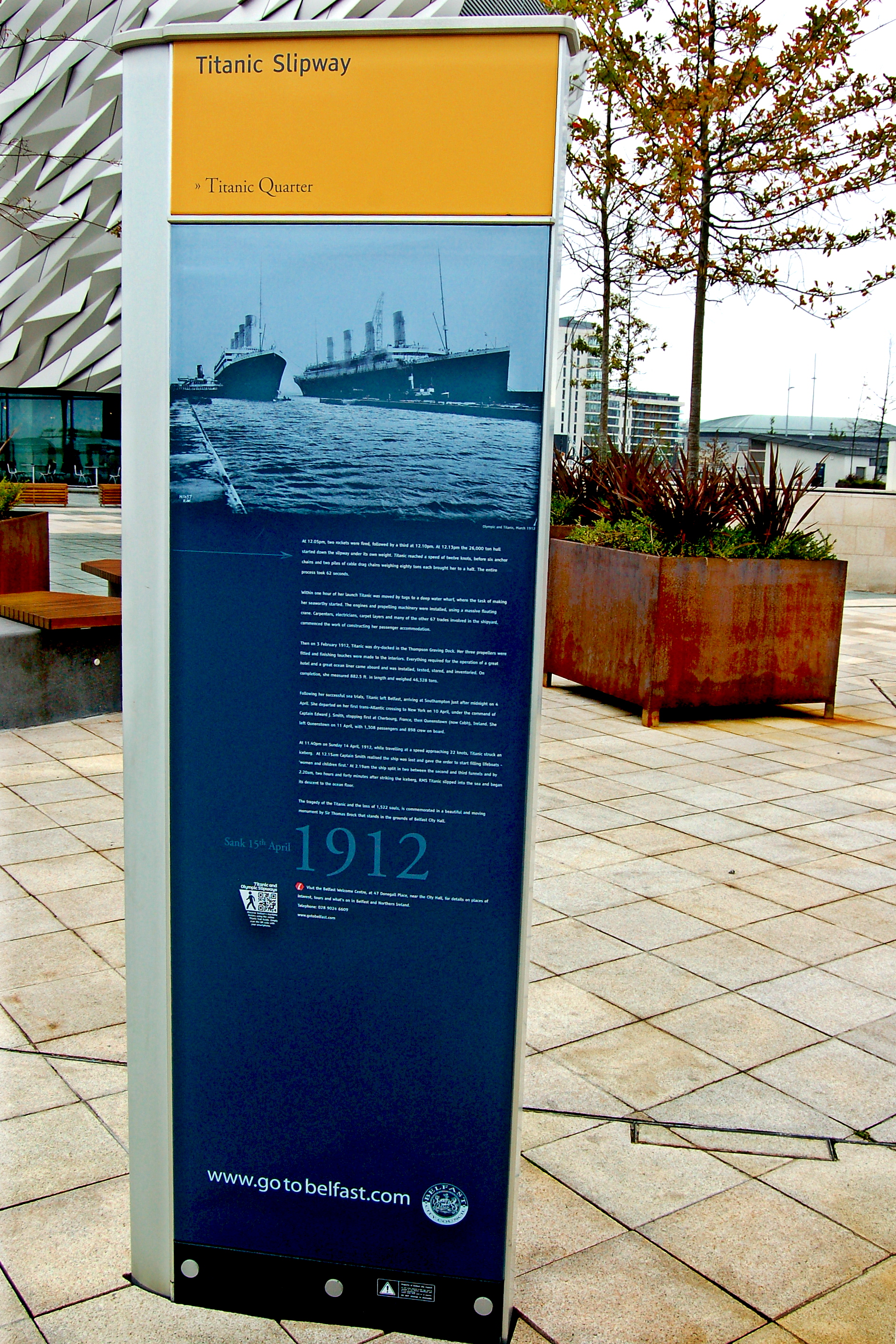 Titanic Quarter - Titanic Slipway at North Side of Titanic Belfast