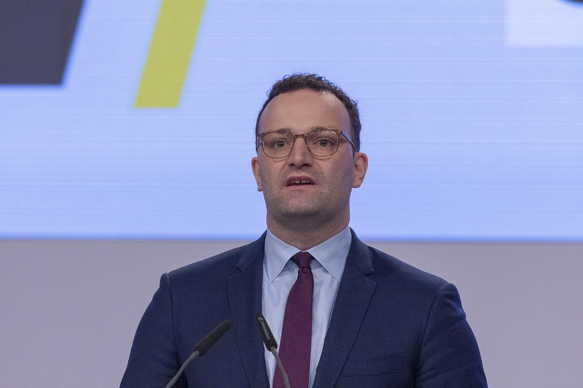 Jens Spahn auf dem CDU Parteitag 2019 am 22. November 2019 in Leipzig .