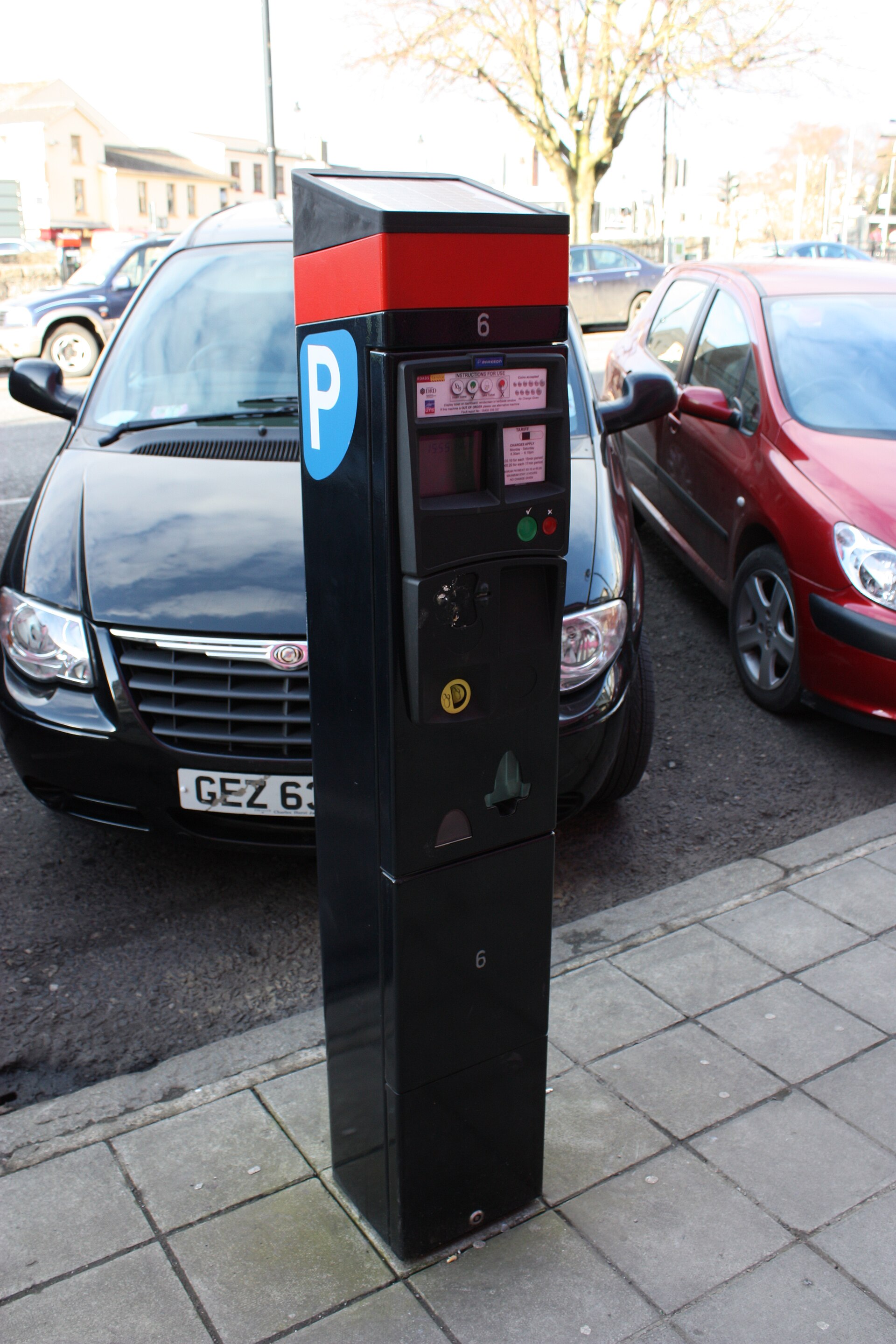 Parking meter, Kildare Street, Newry, County Down, Northern Ireland, March 2010