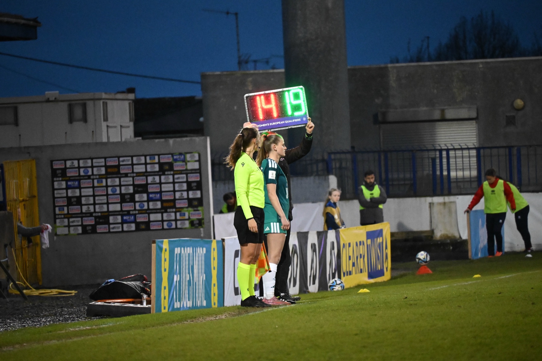 Match action during Northern Ireland vs Malta