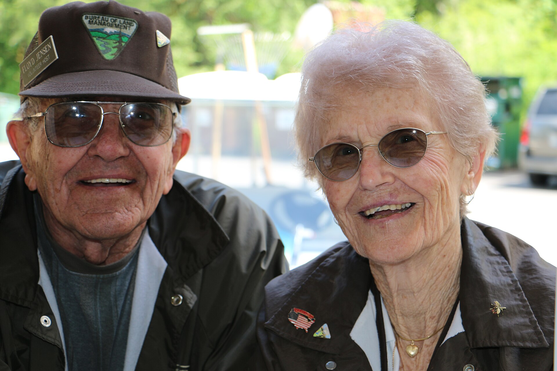 Floyd & Opal Jensen received the 2014 Making A Difference Lifetime Achievement Award for contributing more than 17,000 hours for 13 years at Fishermen's Bend Campground in Oregon.