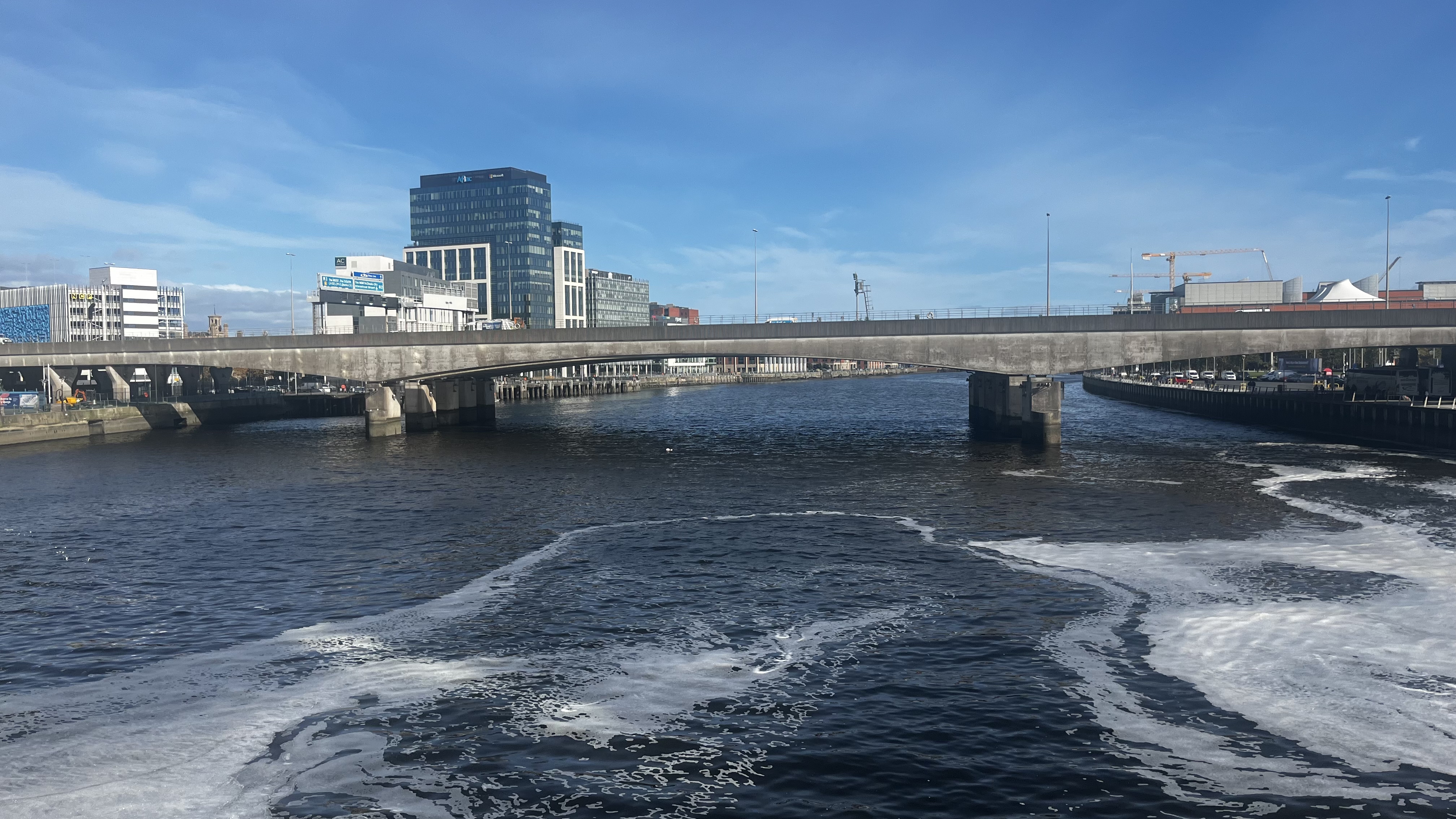 The M3 Lagan Bridge in Belfast