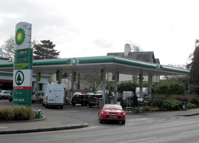 Petrol station in Belfast