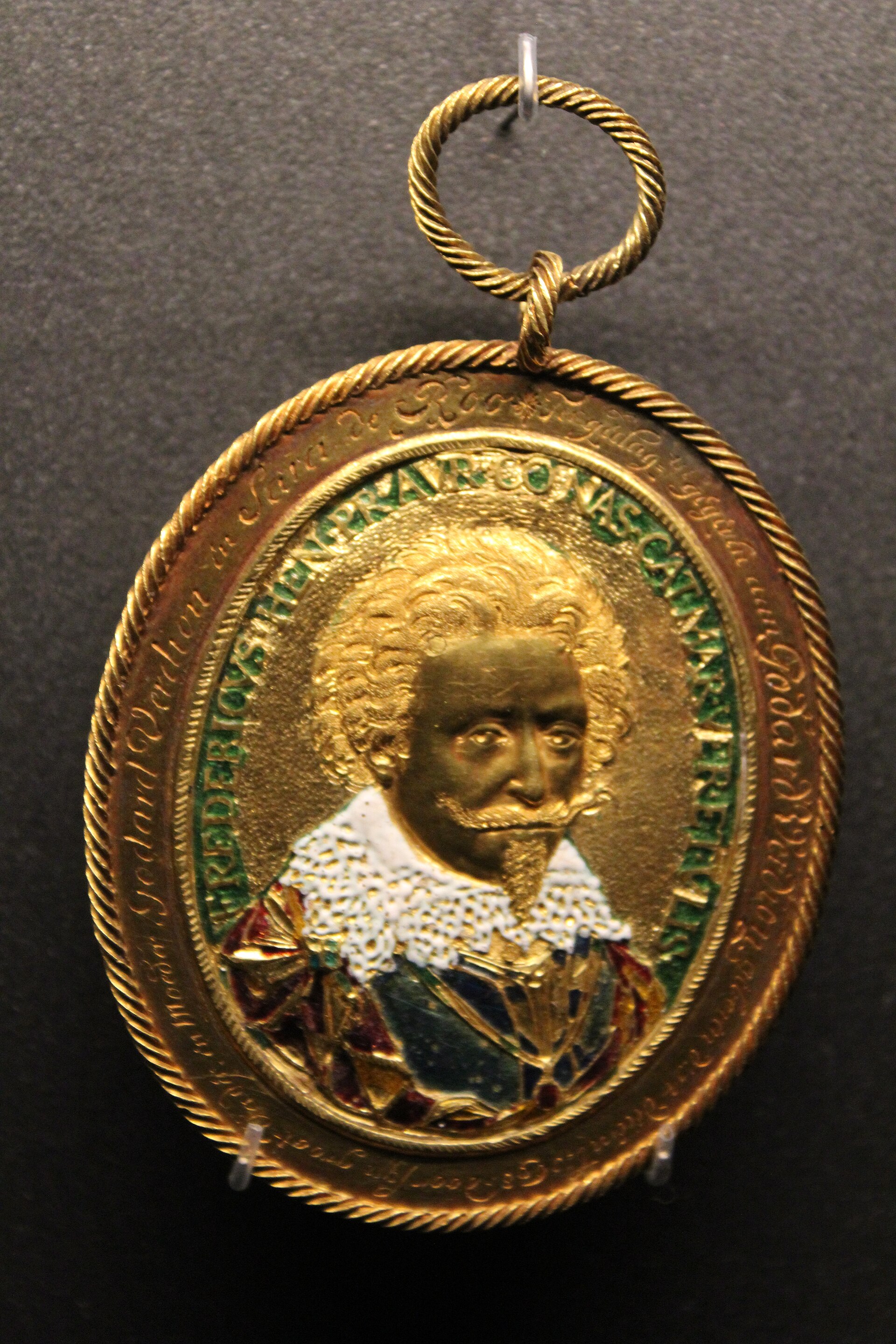 Frederick Henry, Prince of Orange, Order of the Garter medal, Waddesdon Bequest British Museum. 17th century medal