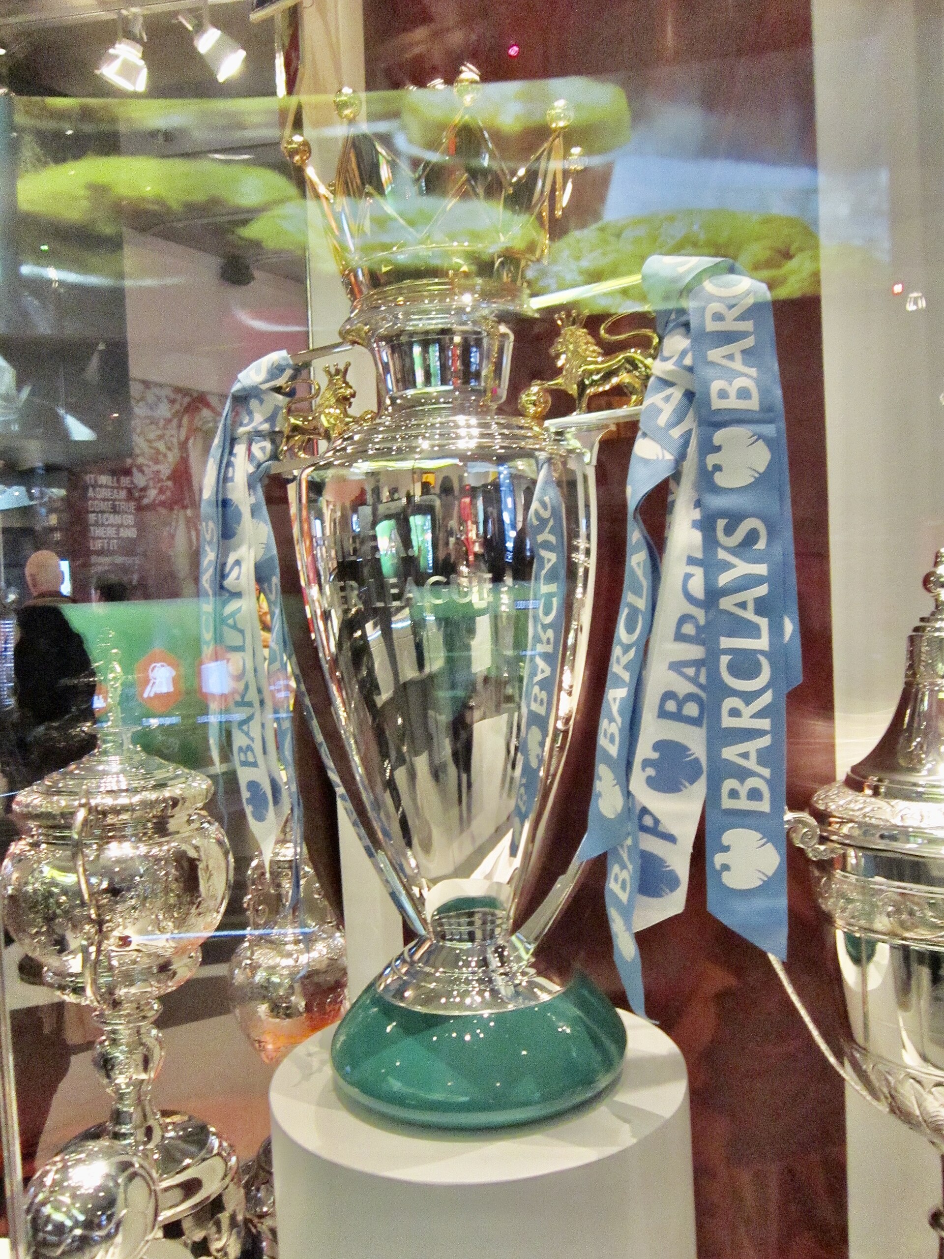 Premier League Trophy at Manchester's National Football Museum