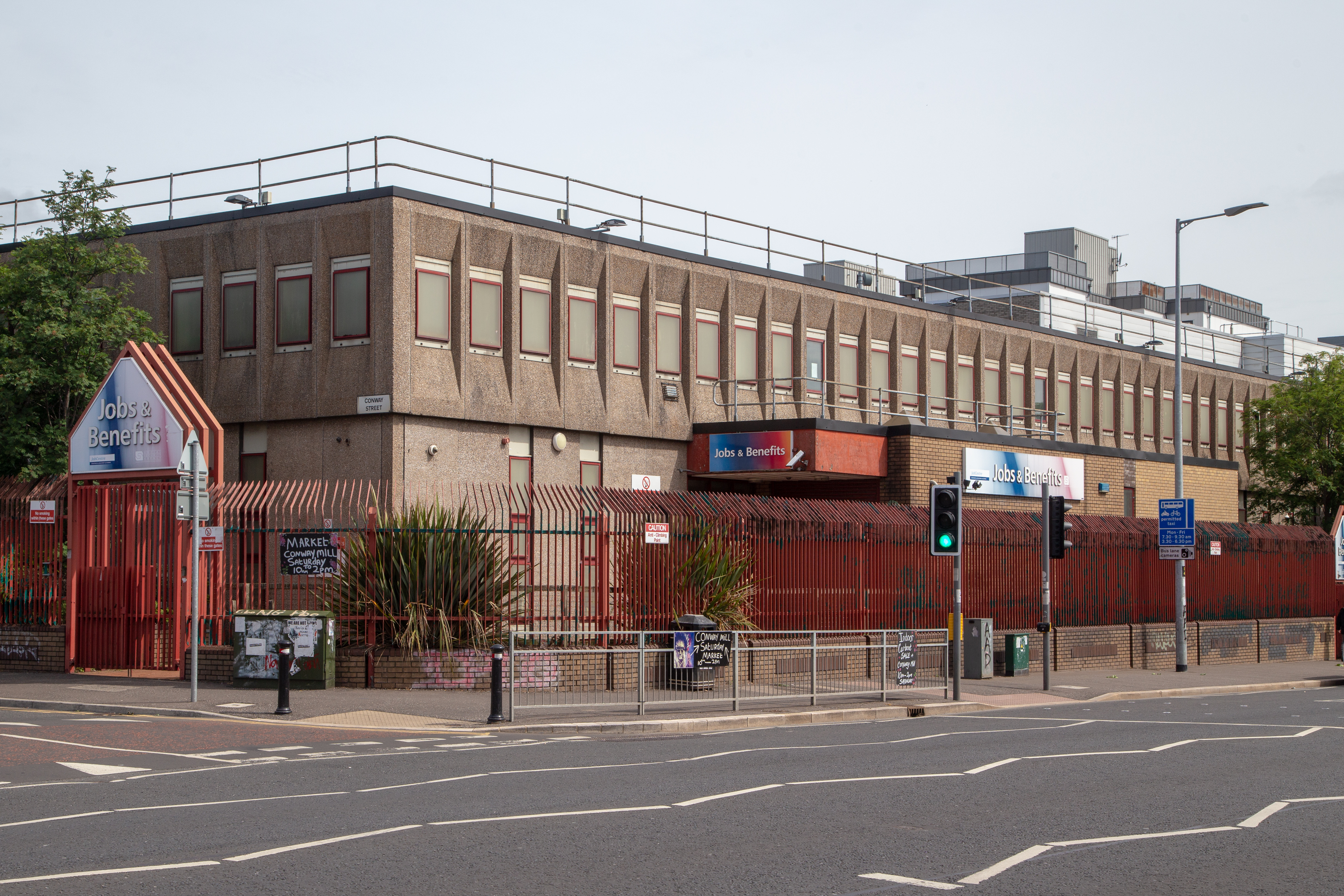The Jobs and Benefits office on Falls Road in Belfast